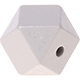 Hexagon (Holz), 12 mm : hellgrau